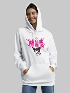 "Толстовки, свитшоты и худи Sharp&Shop" Белое худи Аниме мужское женское кофта