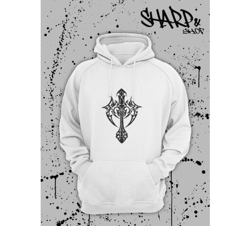 "Толстовки, свитшоты и худи Sharp&Shop" Белое худи Аниме мужское женское кофта