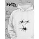 "Толстовки, свитшоты и худи Sharp&Shop" Белое худи Аниме мужское женское кофта
