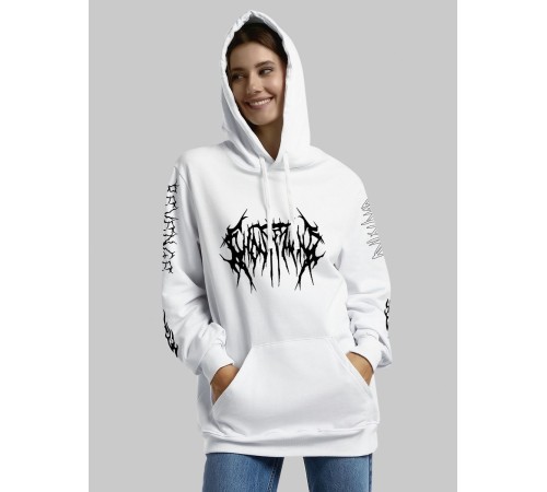 "Толстовки, свитшоты и худи Sharp&Shop" Белое худи Аниме мужское женское кофта