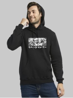 "Толстовки, свитшоты и худи Sharp&Shop" Черное худи Аниме толстовка с капюшоном кофта Amine хентай