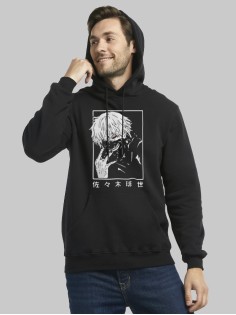 "Толстовки, свитшоты и худи Sharp&Shop" Черное худи Аниме толстовка с капюшоном кофта Amine хентай