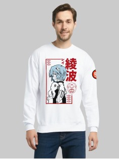 "Толстовки, свитшоты и худи Sharp&Shop" Белый свитшот Аниме толстовка с капюшоном кофта Amine хентай