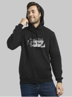 "Толстовки, свитшоты и худи Sharp&Shop" Черное худи Аниме толстовка с капюшоном кофта Amine хентай