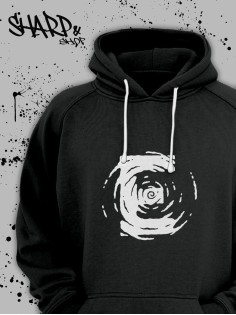 "Толстовки, свитшоты и худи Sharp&Shop" Черное худи Аниме толстовка с капюшоном кофта Amine хентай