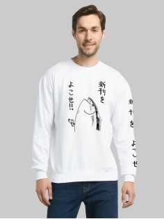 "Толстовки, свитшоты и худи Sharp&Shop" Белый свитшот Аниме толстовка с капюшоном кофта Amine хентай