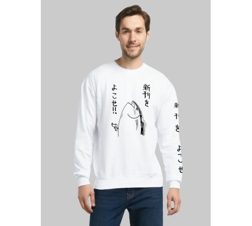 "Толстовки, свитшоты и худи Sharp&Shop" Белый свитшот Аниме толстовка с капюшоном кофта Amine хентай