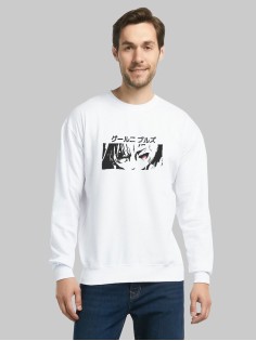 "Толстовки, свитшоты и худи Sharp&Shop" Белый свитшот Аниме толстовка с капюшоном кофта Amine хентай