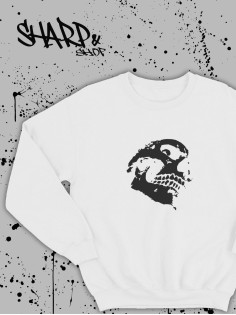 "Толстовки, свитшоты и худи Sharp&Shop" Белый свитшот Аниме толстовка с капюшоном кофта Amine хентай