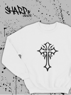 "Толстовки, свитшоты и худи Sharp&Shop" Белый свитшот Аниме толстовка с капюшоном кофта Amine хентай