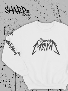 "Толстовки, свитшоты и худи Sharp&Shop" Белый свитшот Аниме толстовка с капюшоном кофта Amine хентай