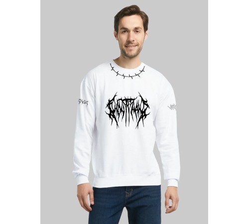 "Толстовки, свитшоты и худи Sharp&Shop" Белый свитшот Аниме толстовка с капюшоном кофта Amine хентай