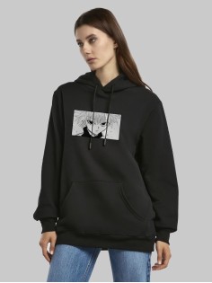 "Толстовки, свитшоты и худи Sharp&Shop" Черное худи Аниме толстовка с капюшоном кофта Amine хентай