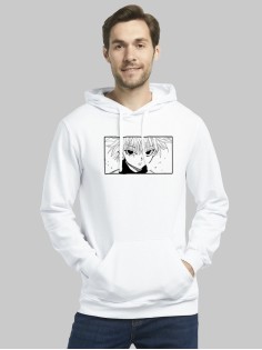 "Толстовки, свитшоты и худи Sharp&Shop" Белое худи Аниме толстовка с капюшоном кофта Amine хентай