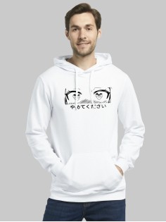 "Толстовки, свитшоты и худи Sharp&Shop" Белое худи Аниме толстовка с капюшоном кофта Amine хентай