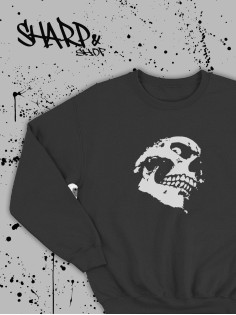 "Толстовки, свитшоты и худи Sharp&Shop" Свитшот Аниме черный оверсайз толстовка с принтом Amine