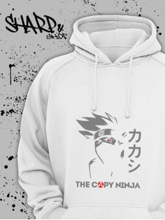 "Толстовки, свитшоты и худи Sharp&Shop" Белое худи Аниме толстовка с капюшоном кофта Amine хентай