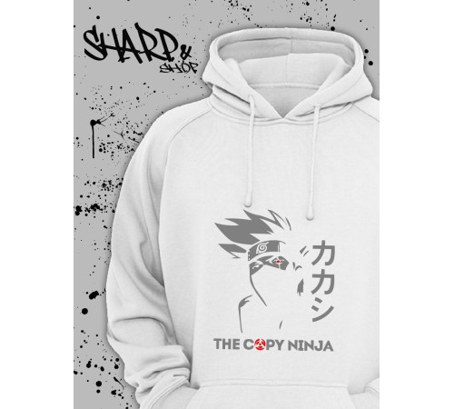 "Толстовки, свитшоты и худи Sharp&Shop" Белое худи Аниме толстовка с капюшоном кофта Amine хентай