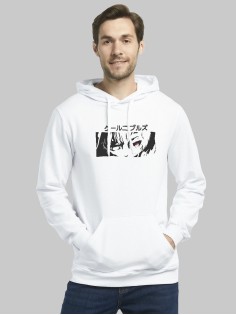 "Толстовки, свитшоты и худи Sharp&Shop" Белое худи Аниме толстовка с капюшоном кофта Amine хентай