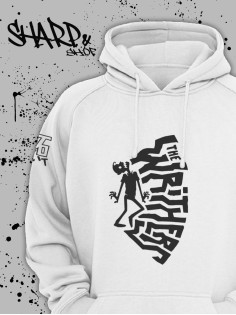 "Толстовки, свитшоты и худи Sharp&Shop" Белое худи Аниме толстовка с капюшоном кофта Amine хентай