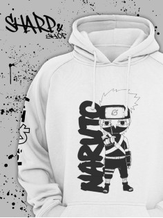 "Толстовки, свитшоты и худи Sharp&Shop" Белое худи Аниме толстовка с капюшоном кофта Amine хентай