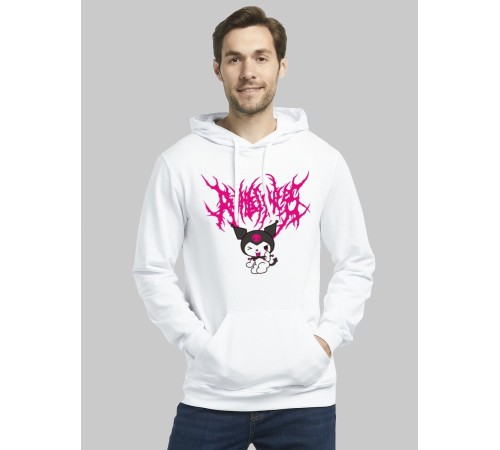 "Толстовки, свитшоты и худи Sharp&Shop" Белое худи Аниме толстовка с капюшоном кофта Amine хентай