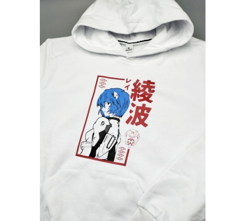 "Толстовки, свитшоты и худи Sharp&Shop" Белое худи Аниме толстовка с капюшоном кофта Amine хентай
