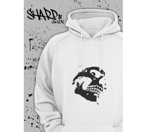 "Толстовки, свитшоты и худи Sharp&Shop" Белое худи Аниме толстовка с капюшоном кофта Amine хентай