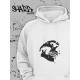 "Толстовки, свитшоты и худи Sharp&Shop" Белое худи Аниме толстовка с капюшоном кофта Amine хентай