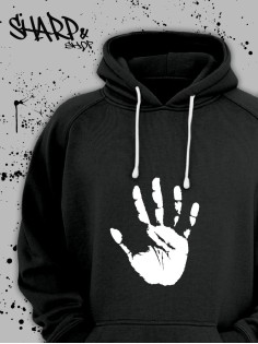 "Толстовки, свитшоты и худи Sharp&Shop" Черное худи Аниме толстовка с капюшоном кофта Amine хентай