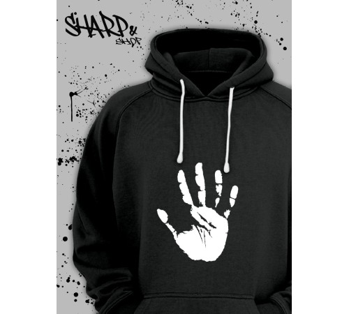 "Толстовки, свитшоты и худи Sharp&Shop" Черное худи Аниме толстовка с капюшоном кофта Amine хентай