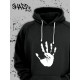 "Толстовки, свитшоты и худи Sharp&Shop" Черное худи Аниме толстовка с капюшоном кофта Amine хентай