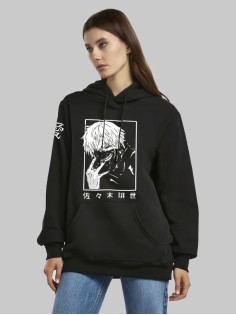 "Толстовки, свитшоты и худи Sharp&Shop" Черное худи Аниме толстовка с капюшоном кофта Amine хентай