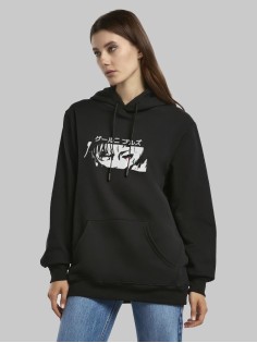 "Толстовки, свитшоты и худи Sharp&Shop" Черное худи Аниме толстовка с капюшоном кофта Amine хентай