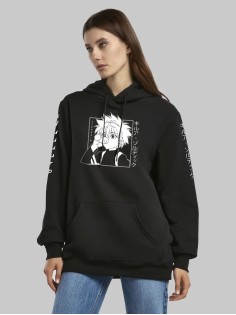 "Толстовки, свитшоты и худи Sharp&Shop" Черное худи Аниме толстовка с капюшоном кофта Amine хентай
