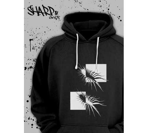 "Толстовки, свитшоты и худи Sharp&Shop" Черное худи Аниме толстовка с капюшоном кофта Amine хентай