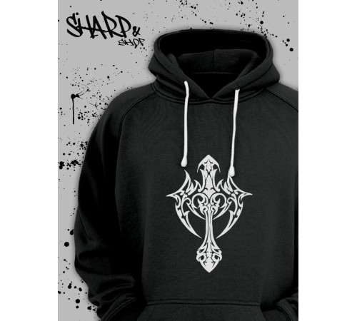 "Толстовки, свитшоты и худи Sharp&Shop" Черное худи Аниме толстовка с капюшоном кофта Amine хентай