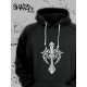 "Толстовки, свитшоты и худи Sharp&Shop" Черное худи Аниме толстовка с капюшоном кофта Amine хентай