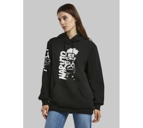 "Толстовки, свитшоты и худи Sharp&Shop" Черное худи Аниме толстовка с капюшоном кофта Amine хентай