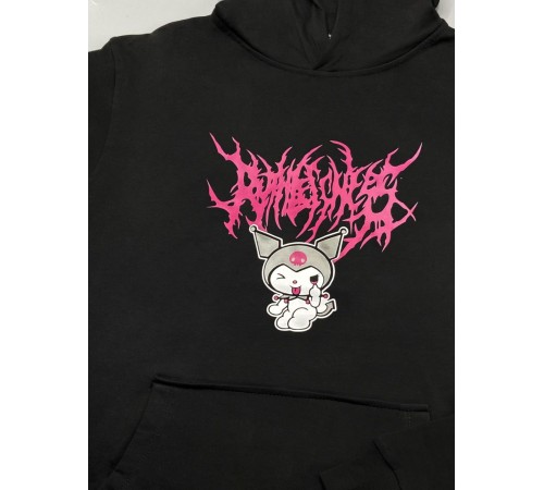"Толстовки, свитшоты и худи Sharp&Shop" Черное худи Аниме толстовка с капюшоном кофта Amine хентай