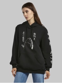 "Толстовки, свитшоты и худи Sharp&Shop" Черное худи Аниме толстовка с капюшоном кофта Amine хентай