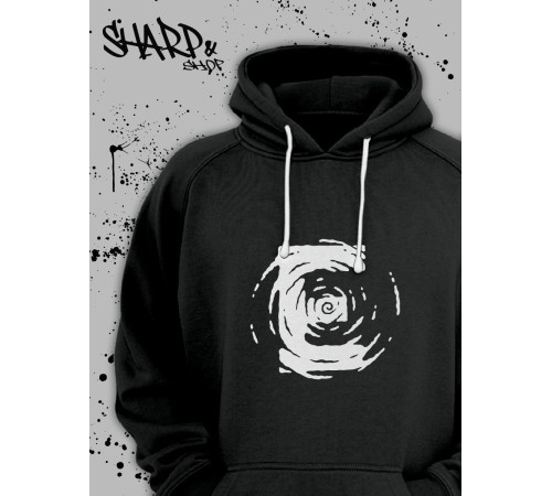 "Толстовки, свитшоты и худи Sharp&Shop" Черное худи Аниме толстовка с капюшоном кофта Amine хентай