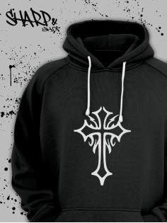 "Толстовки, свитшоты и худи Sharp&Shop" Черное худи Аниме толстовка с капюшоном кофта Amine хентай