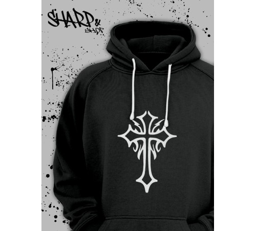 "Толстовки, свитшоты и худи Sharp&Shop" Черное худи Аниме толстовка с капюшоном кофта Amine хентай