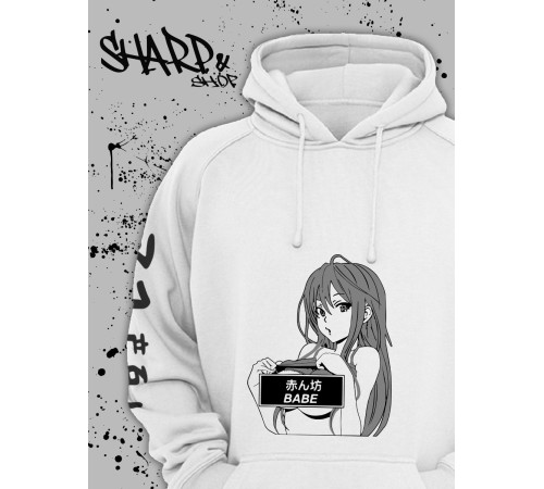 Sharp& Худи Аниме оверсайз Хентай Токийский Гуль
