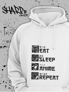 Sharp& Худи Аниме оверсайз хантер Токийские мстители