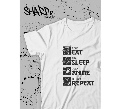 Sharp& Футболка Аниме оверсайз Блич Токийский Гуль