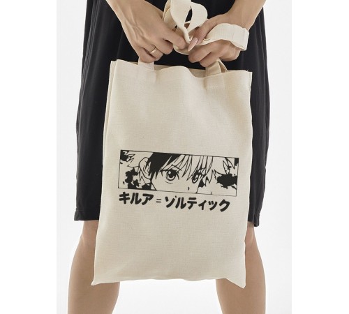 Sharp& Сумка шоппер белый Аниме женская с принтом