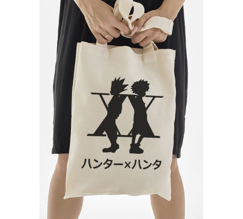 Sharp& Сумка шоппер белый Аниме женская с принтом