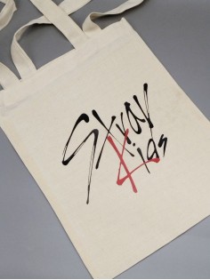 Sharp& Сумка шоппер белый Аниме женская с принтом